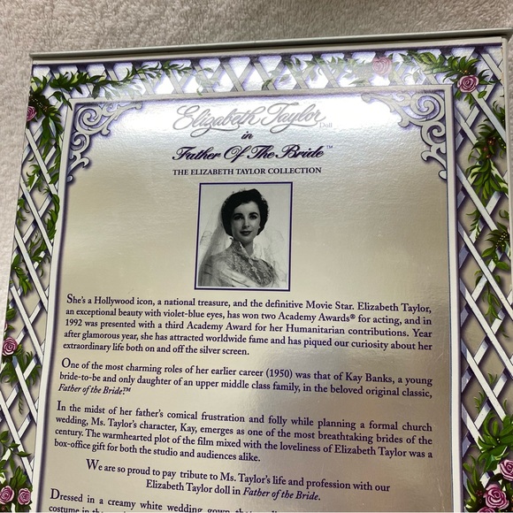 Elizabeth Taylor Collection Father of the Bride Doll - Picture 12 of 15